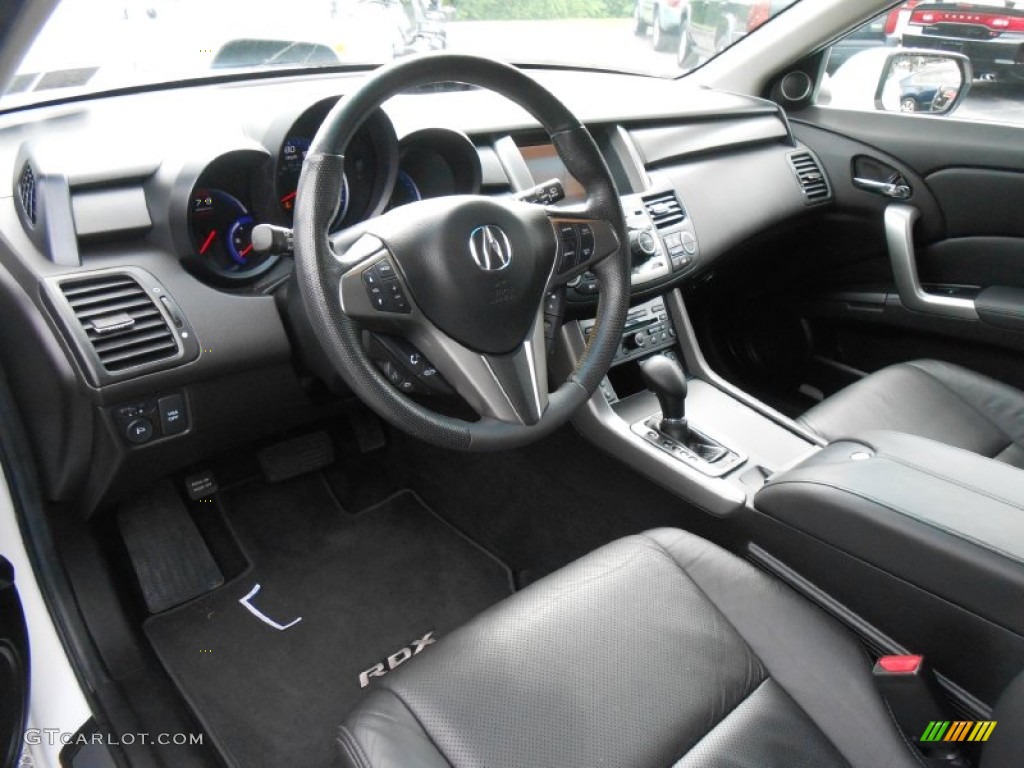 Ebony Interior 2011 Acura RDX Technology SH-AWD Photo #83281992