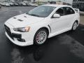 Wicked White 2013 Mitsubishi Lancer Evolution GSR Exterior