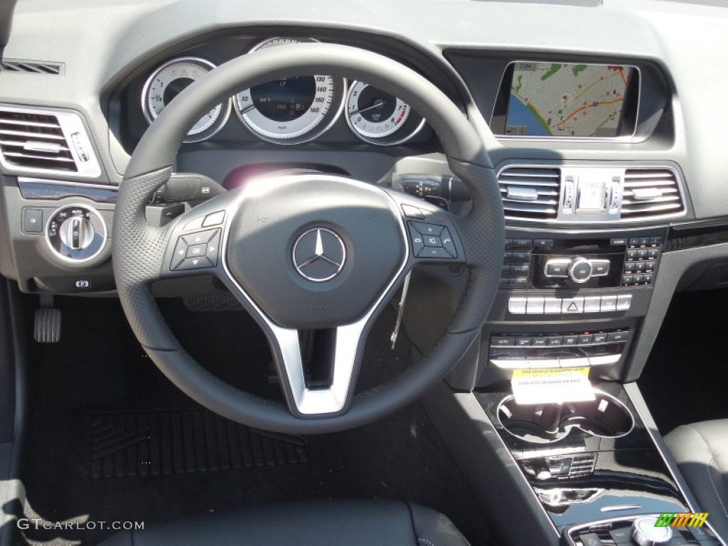 2014 E 550 Cabriolet - Black / Black photo #7