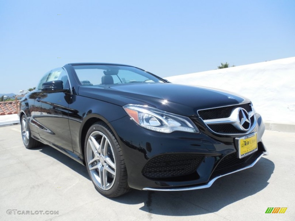 2014 E 550 Cabriolet - Black / Black photo #11