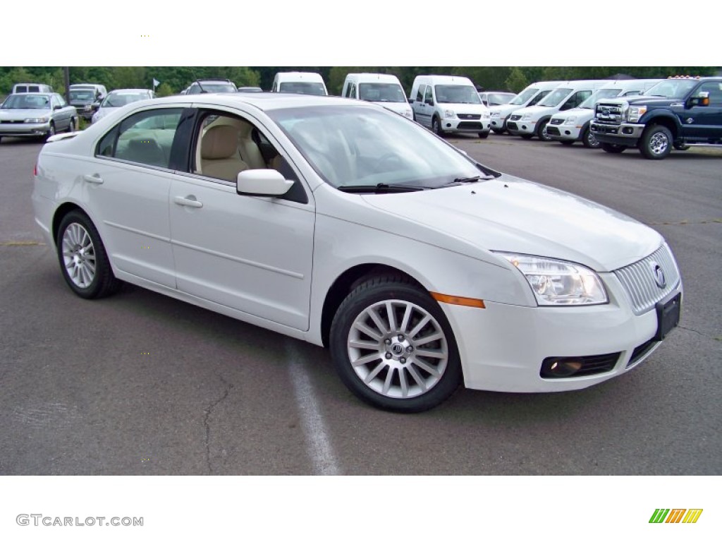 White Platinum Tri-Coat 2009 Mercury Milan V6 Premier Exterior Photo #83282631
