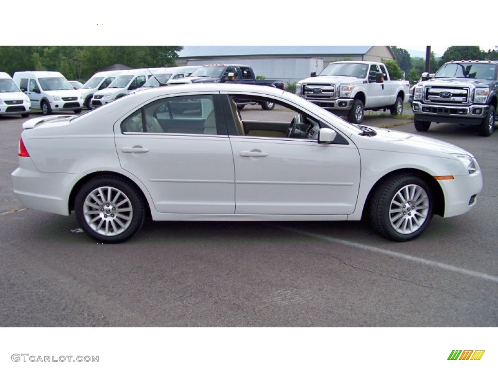 White Platinum Tri-Coat 2009 Mercury Milan V6 Premier Exterior Photo #83282648