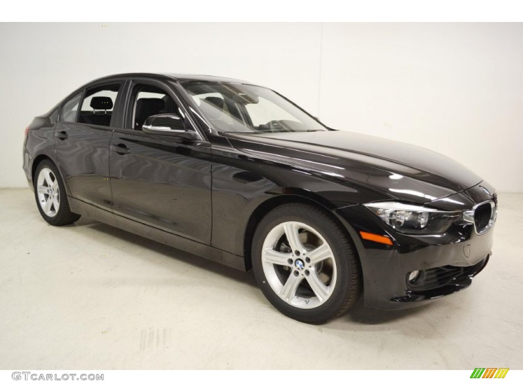 2013 3 Series 328i Sedan - Jet Black / Black photo #2