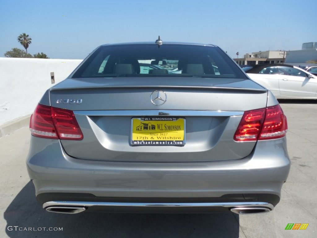 2014 E 350 Sport Sedan - Paladium Silver Metallic / Black photo #5
