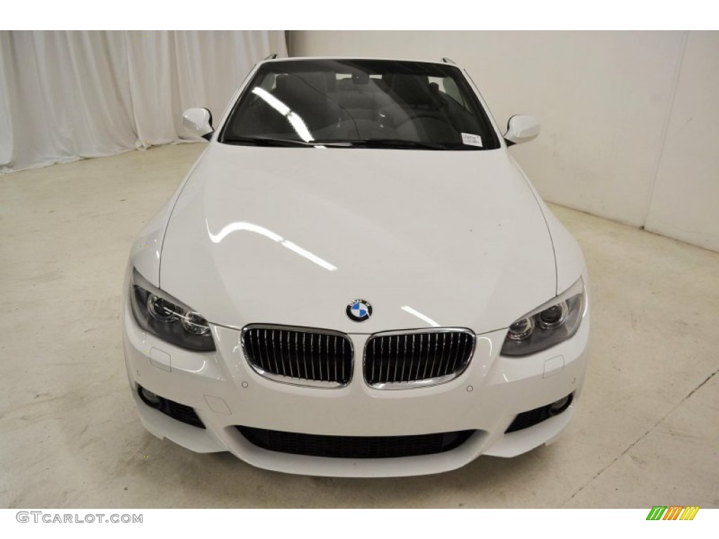 2013 3 Series 335i Convertible - Alpine White / Black photo #5