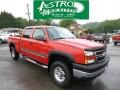 2007 Victory Red Chevrolet Silverado 2500HD Classic LT Crew Cab 4x4  photo #1