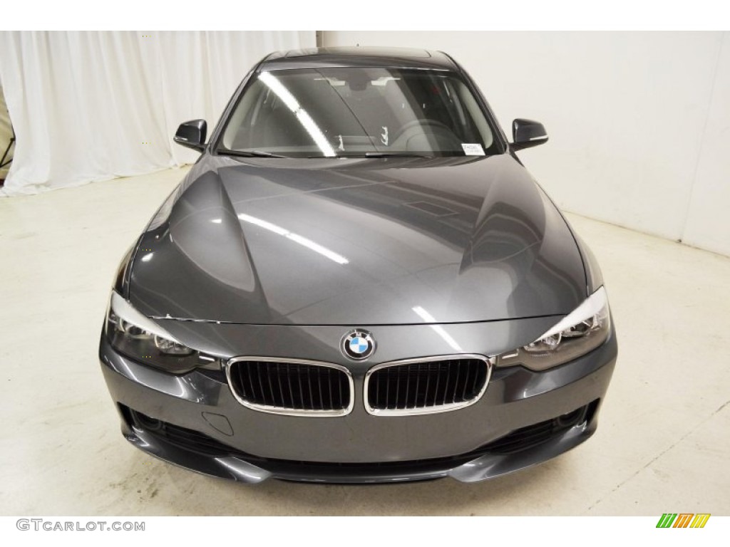 2013 3 Series 328i Sedan - Mineral Grey Metallic / Black photo #4