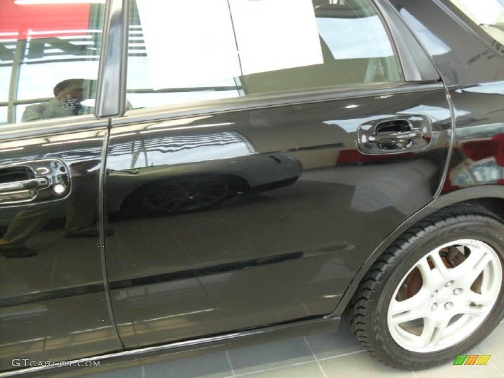 2005 Impreza 2.5 RS Wagon - Obsidian Black Pearl / Black photo #9