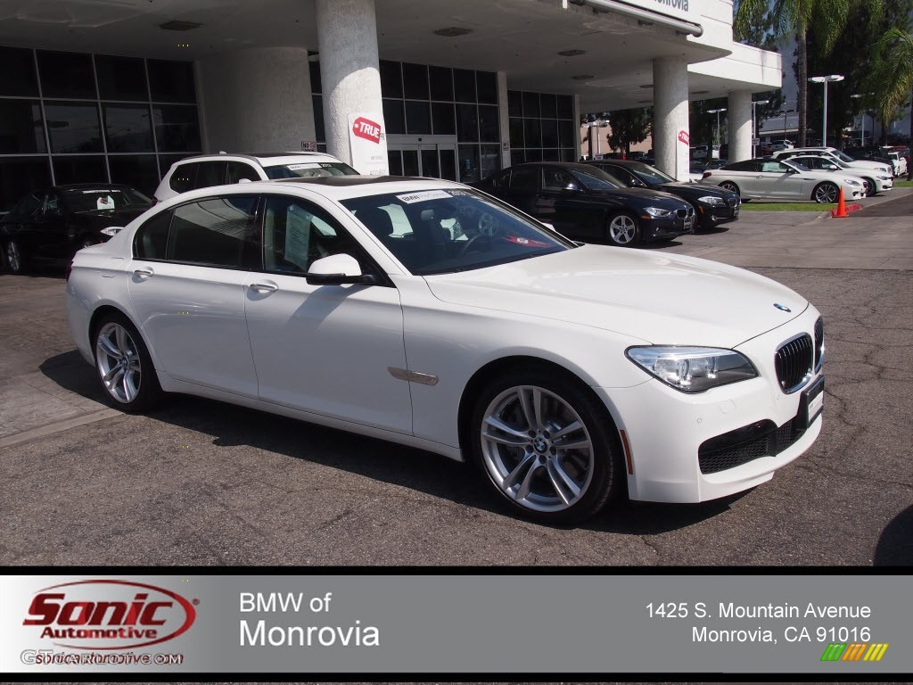 2013 7 Series 750Li Sedan - Alpine White / Black photo #1