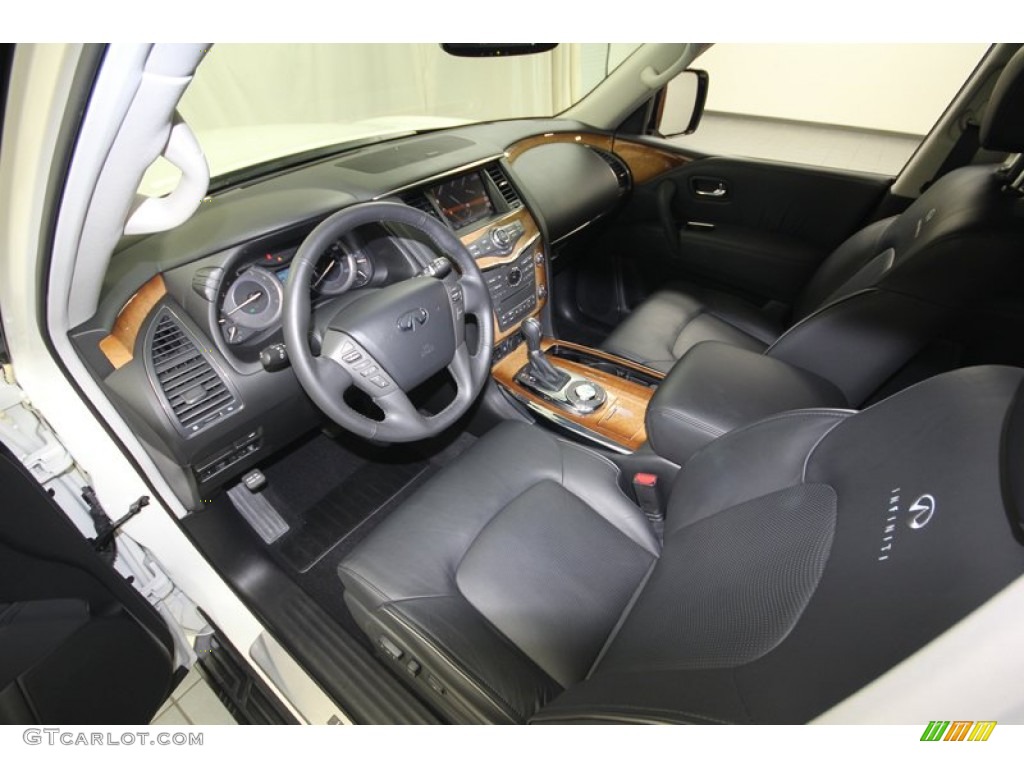 Graphite Interior 2012 Infiniti QX 56 Photo #83286216