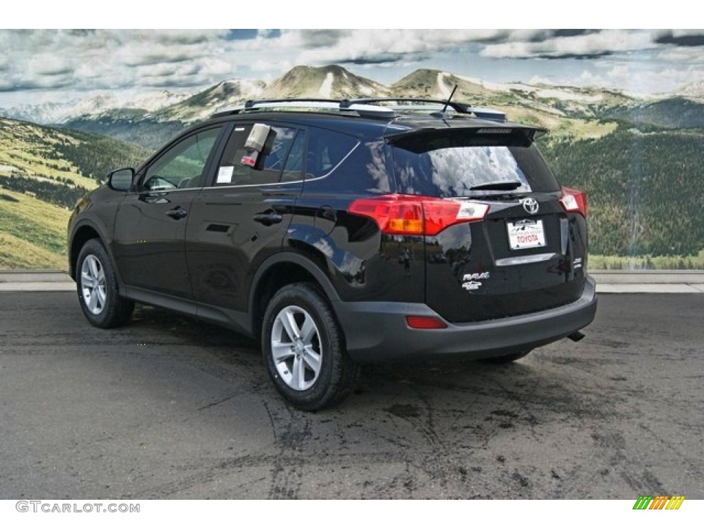 2013 RAV4 XLE AWD - Black / Black photo #2
