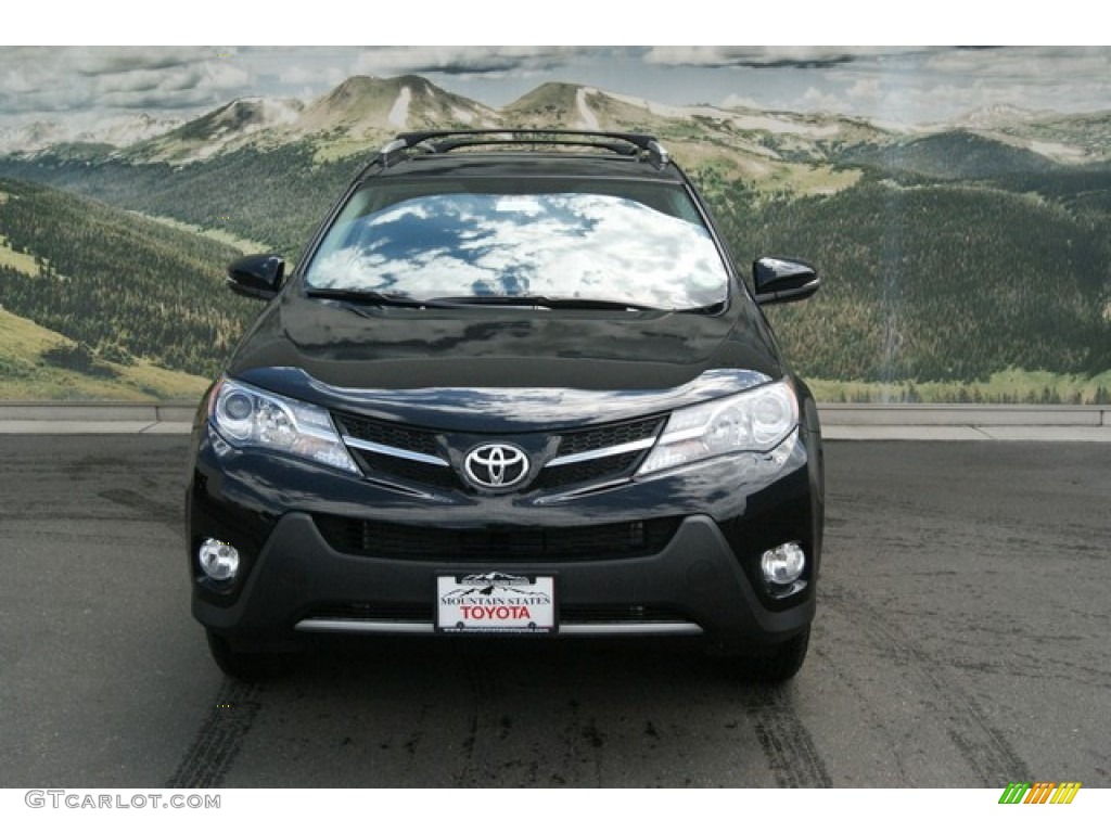 2013 RAV4 XLE AWD - Black / Black photo #3