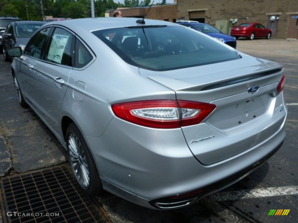 2013 Fusion Titanium - Ingot Silver Metallic / Charcoal Black photo #4