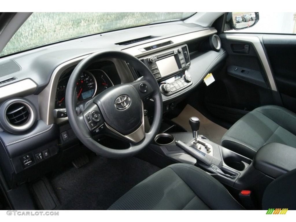 2013 RAV4 XLE AWD - Black / Black photo #5
