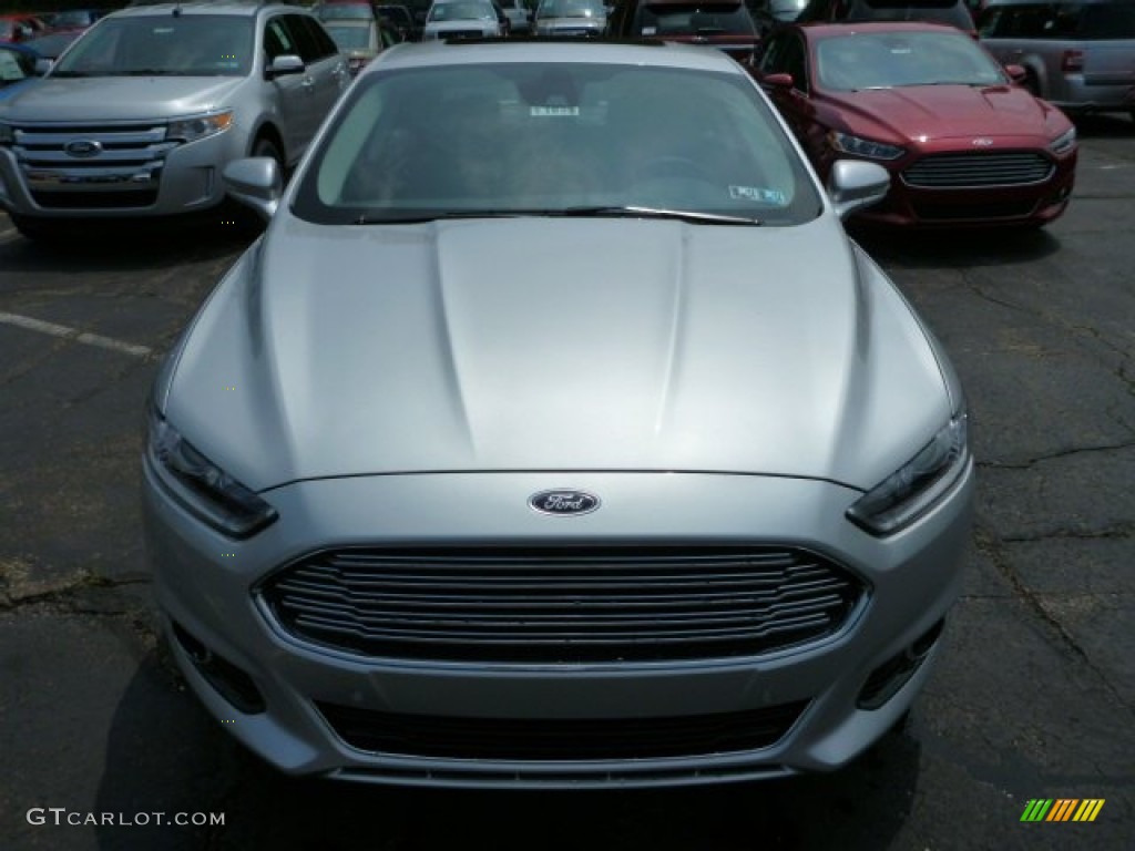 2013 Fusion Titanium - Ingot Silver Metallic / Charcoal Black photo #6