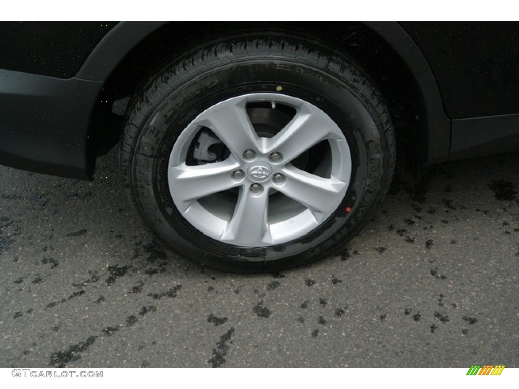 2013 RAV4 XLE AWD - Black / Black photo #9