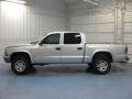 2001 Bright Silver Metallic Dodge Dakota SLT Quad Cab 4x4  photo #1