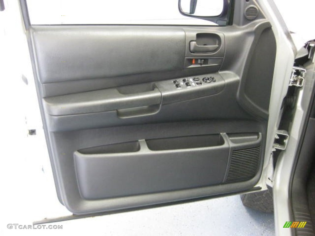 2001 Dodge Dakota SLT Quad Cab 4x4 Dark Slate Gray Door Panel Photo #83286855
