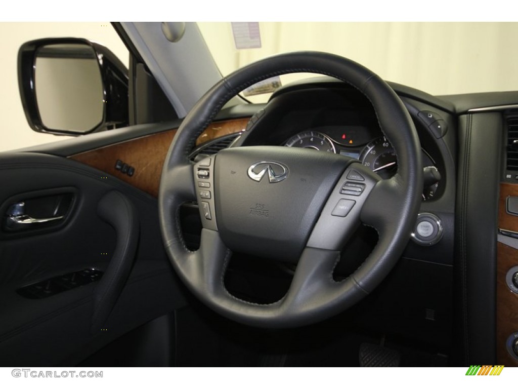 2012 Infiniti QX 56 Steering Wheel Photos