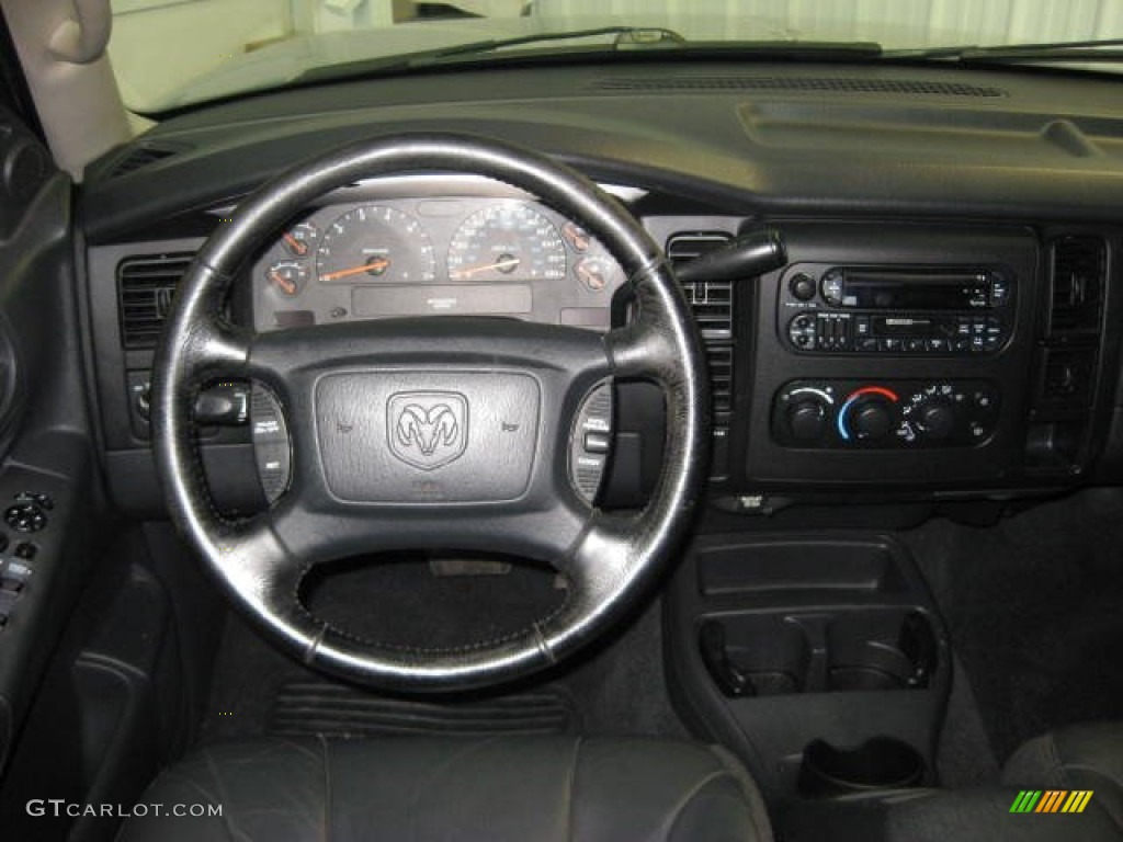2001 Dodge Dakota SLT Quad Cab 4x4 Dark Slate Gray Dashboard Photo #83287069
