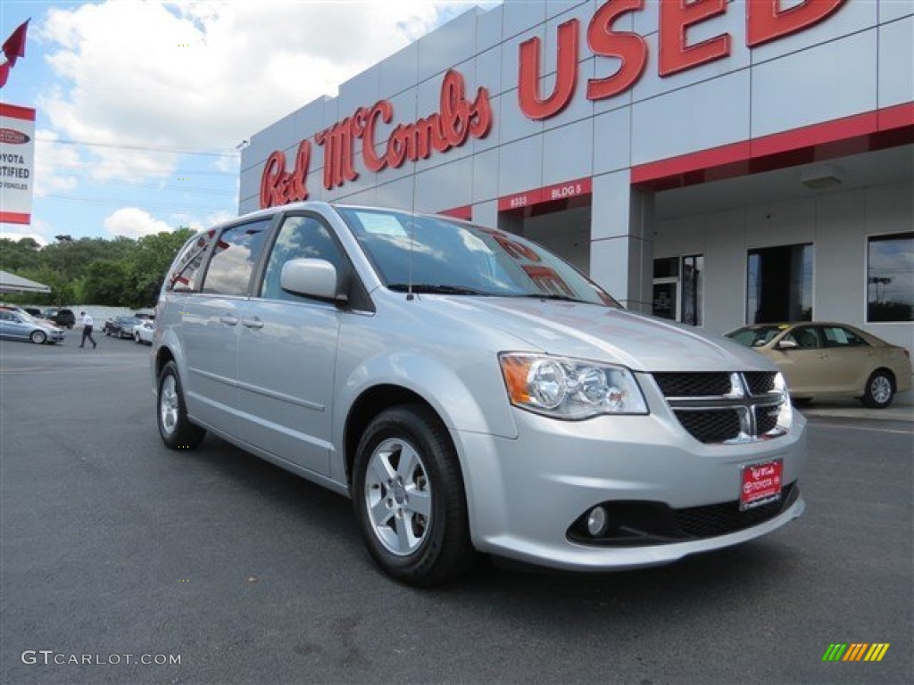 2012 Grand Caravan Crew - Bright Silver Metallic / Black/Light Graystone photo #1