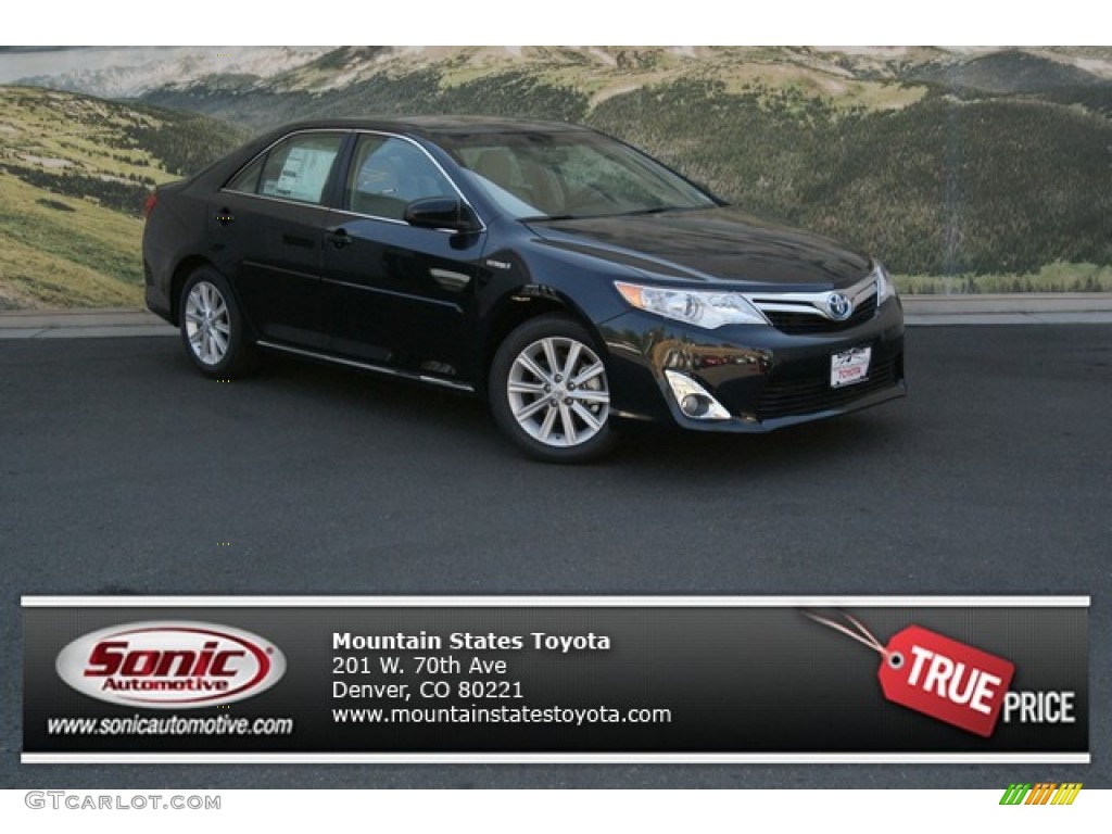2013 Camry Hybrid XLE - Cosmic Gray Metallic / Light Gray photo #1