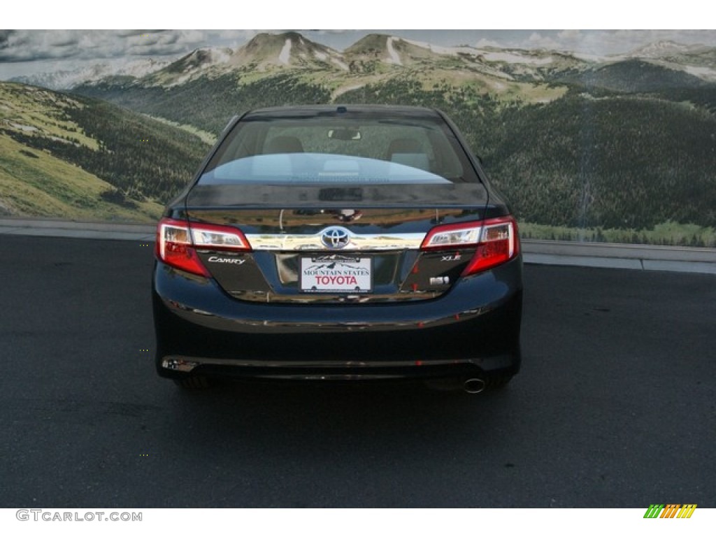 2013 Camry Hybrid XLE - Cosmic Gray Metallic / Light Gray photo #4