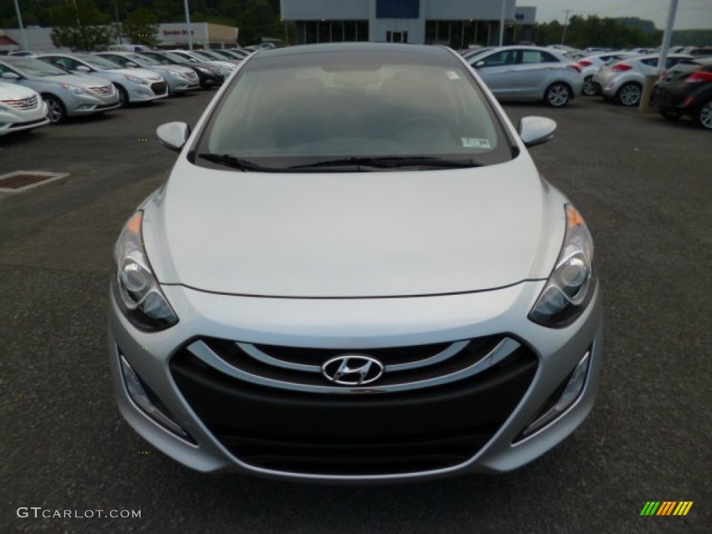 2013 Elantra GT - Silver / Black photo #2