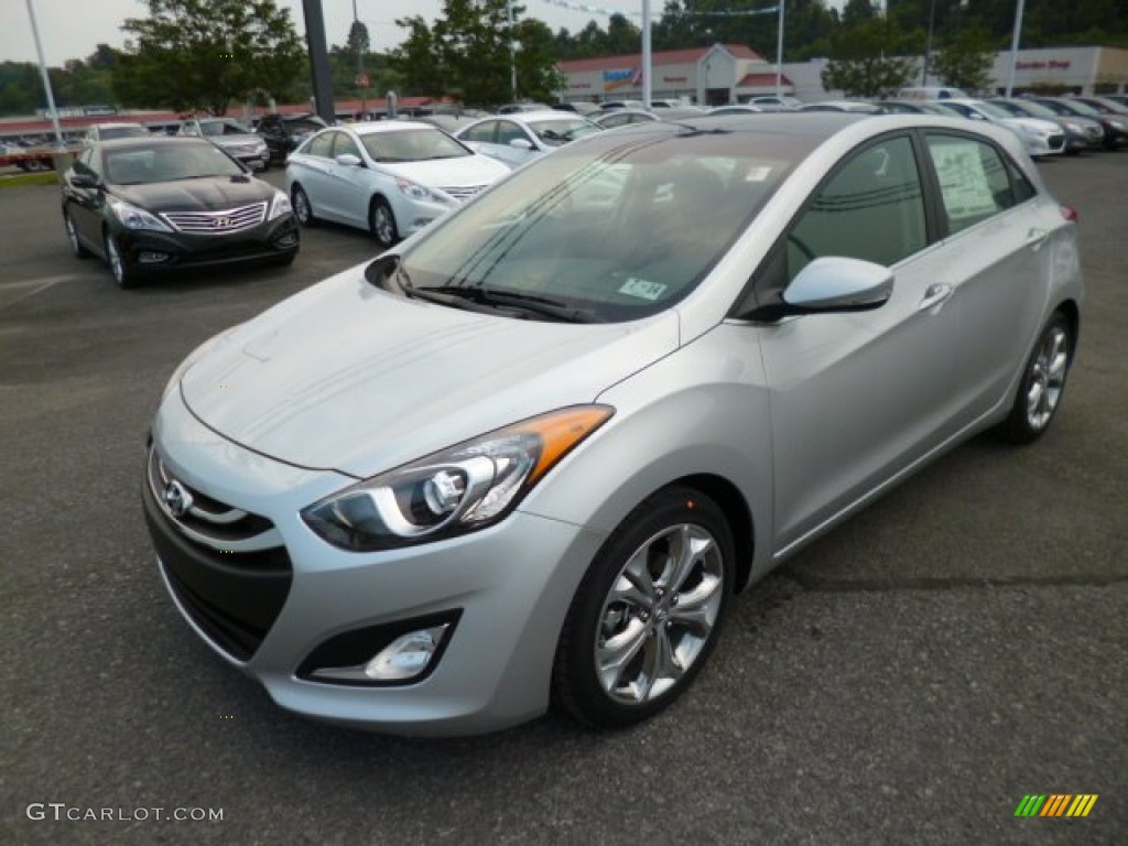 2013 Elantra GT - Silver / Black photo #3