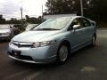 Opal Silver Blue Metallic 2007 Honda Civic Hybrid Sedan