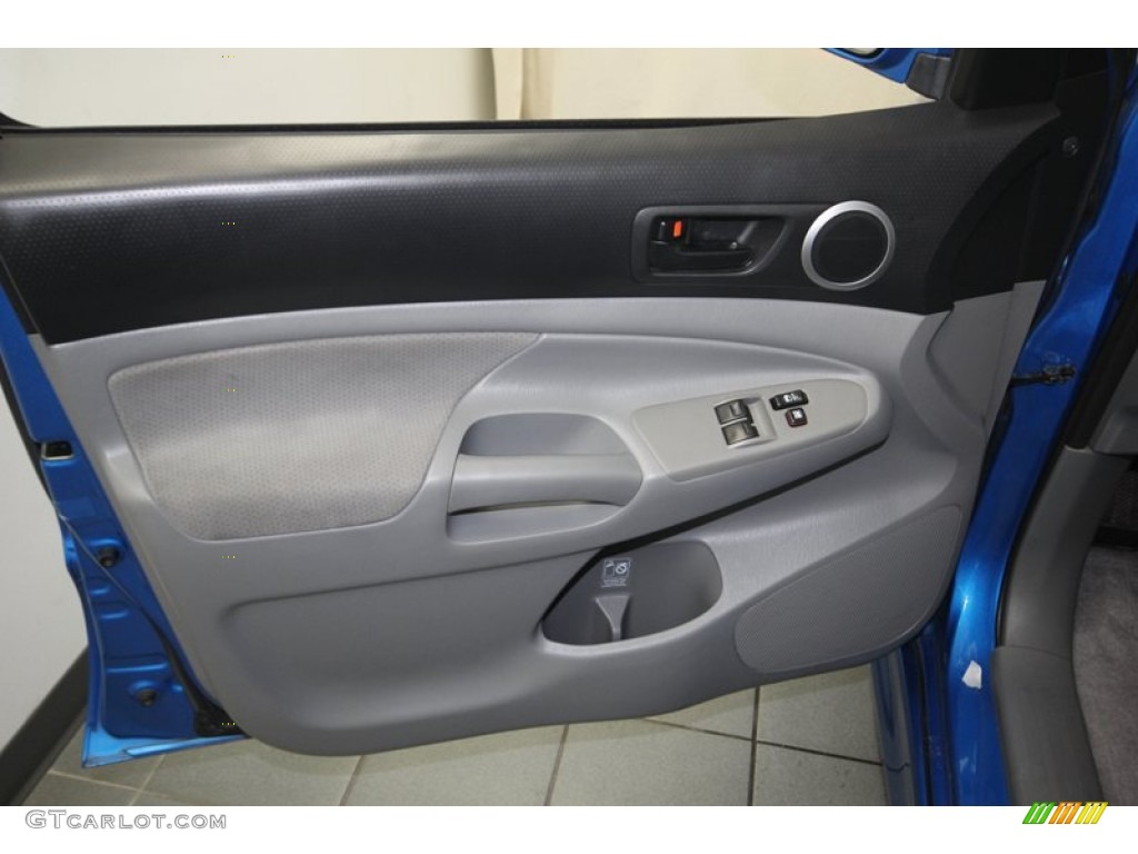 2009 Toyota Tacoma X-Runner Graphite Gray Door Panel Photo #83290911
