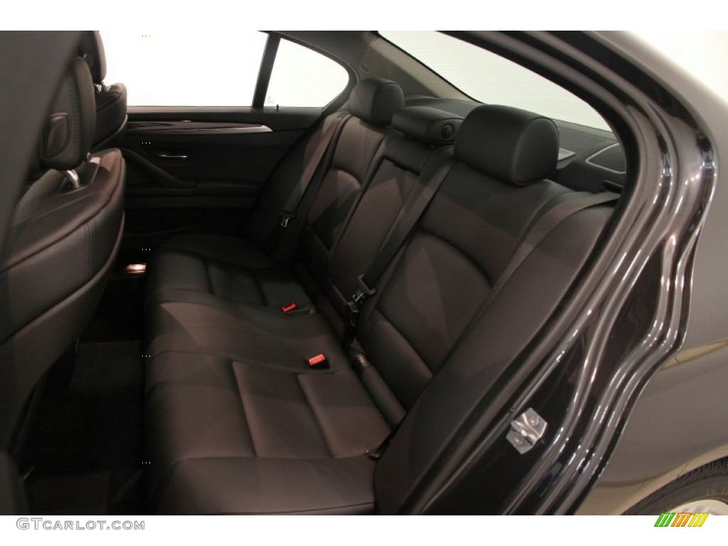 2013 5 Series 535i xDrive Sedan - Dark Graphite Metallic II / Black photo #30
