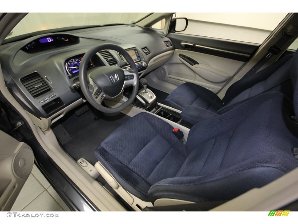 Blue Interior 2008 Honda Civic Hybrid Sedan Photo #83291640