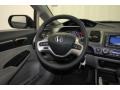 2008 Honda Civic Blue Interior Steering Wheel Photo