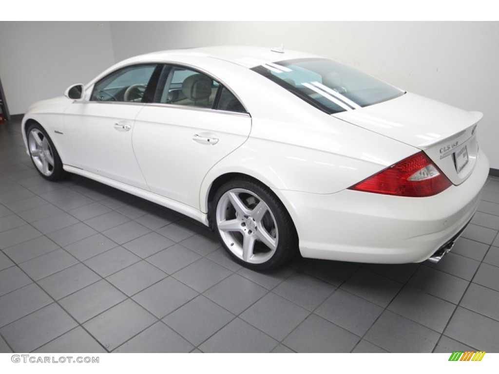 2008 CLS 63 AMG - Arctic White / Cashmere Beige photo #5
