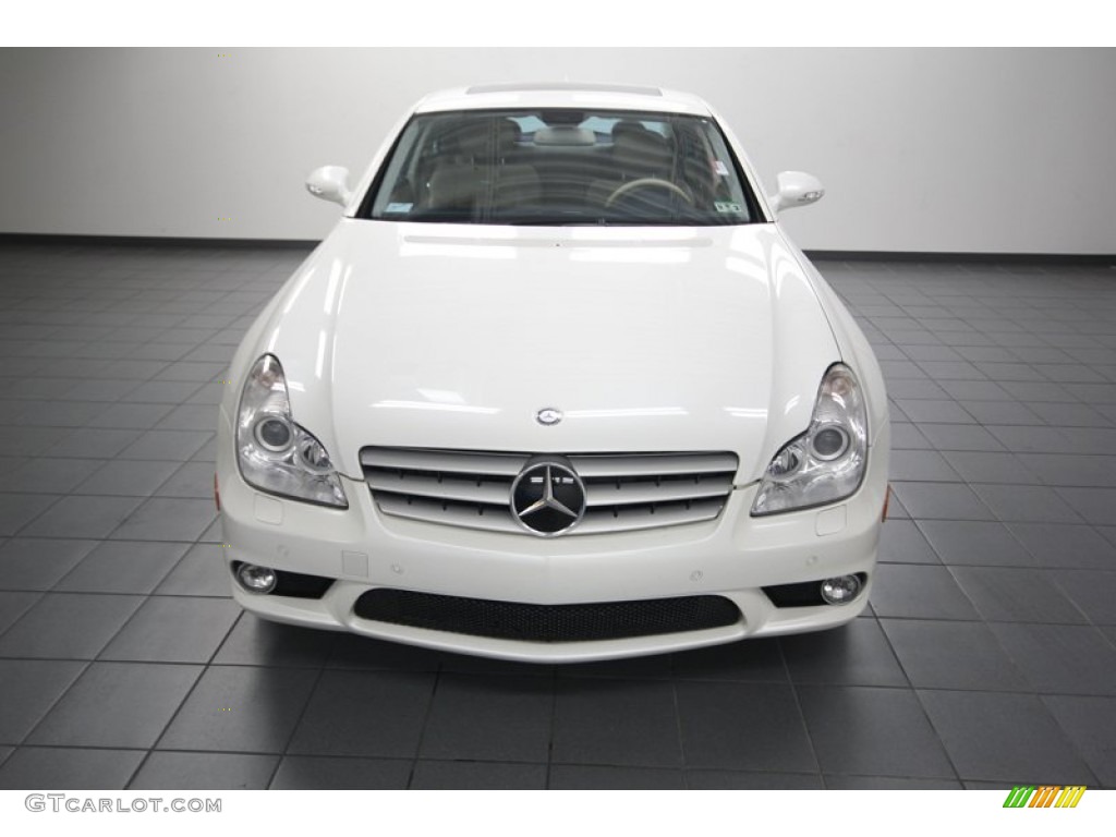 2008 CLS 63 AMG - Arctic White / Cashmere Beige photo #6