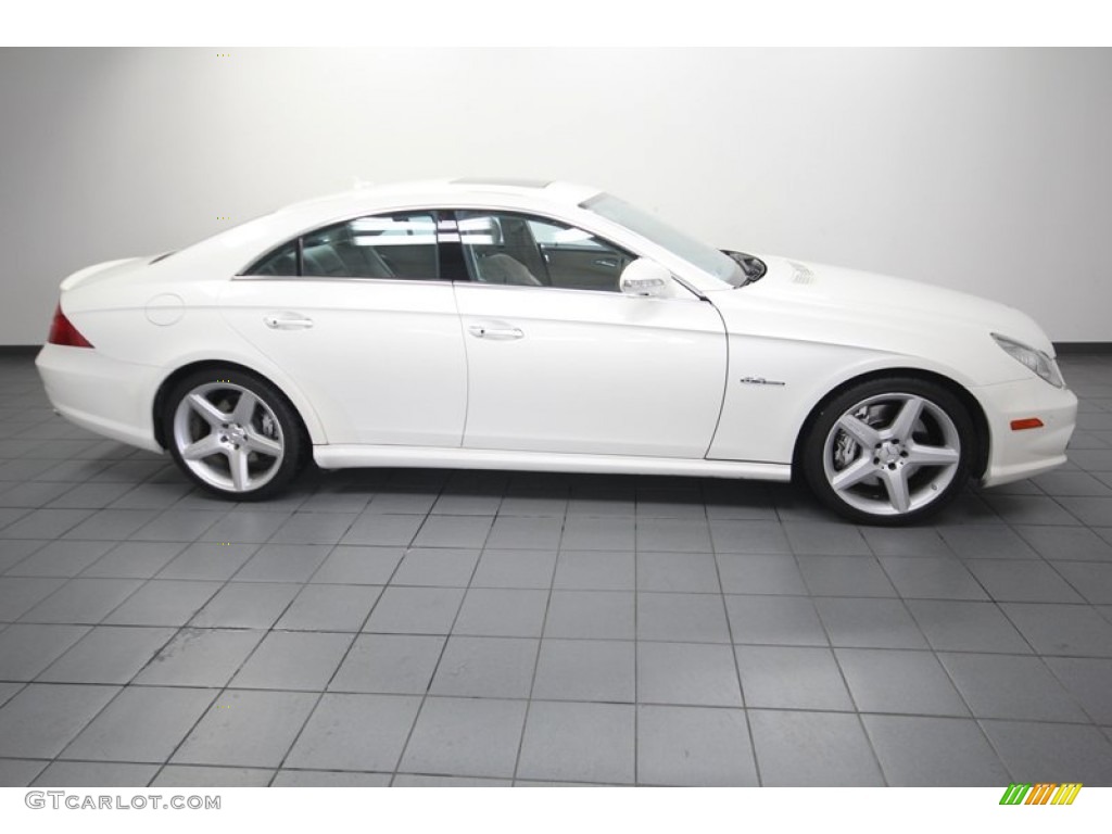 2008 CLS 63 AMG - Arctic White / Cashmere Beige photo #7
