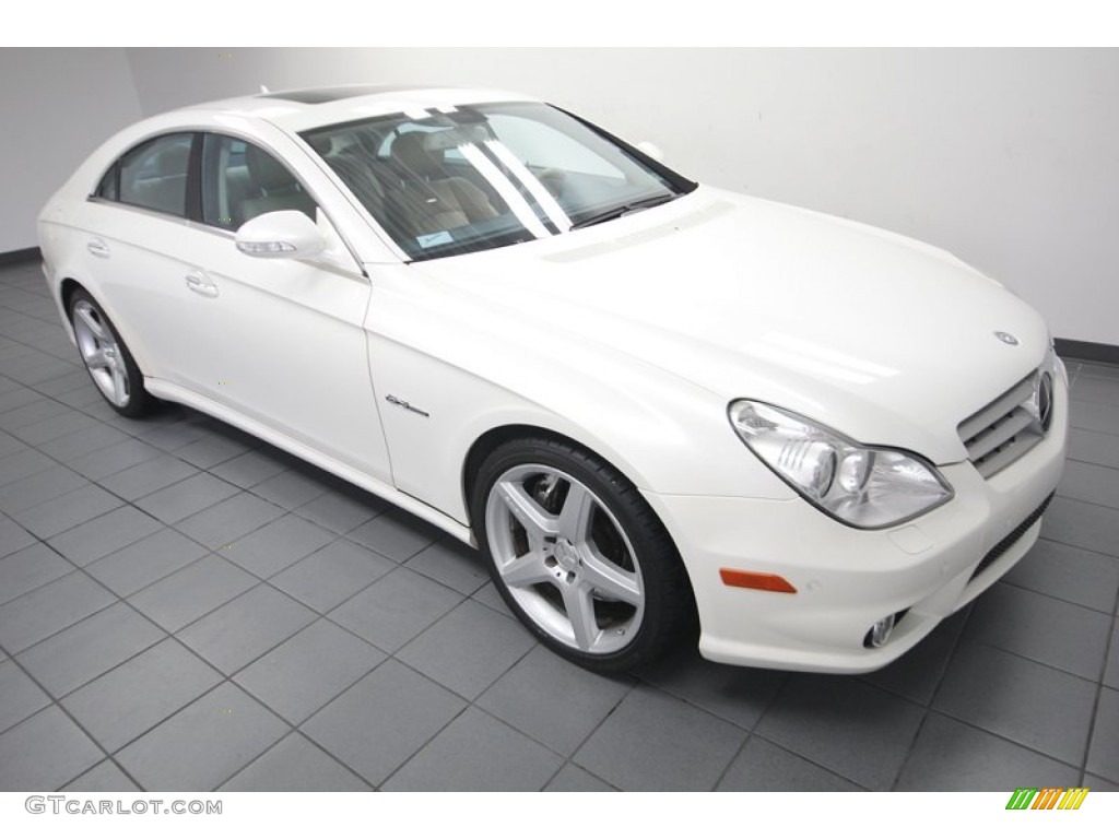 2008 CLS 63 AMG - Arctic White / Cashmere Beige photo #8