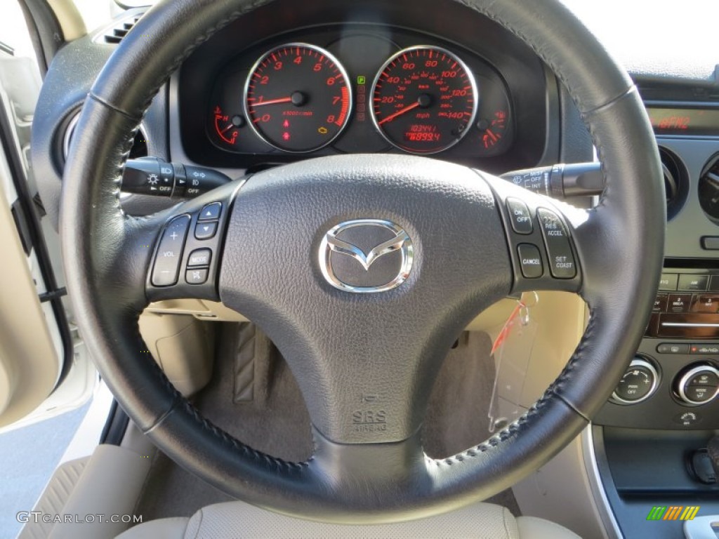 2007 Mazda MAZDA6 i Grand Touring Sedan Steering Wheel Photos