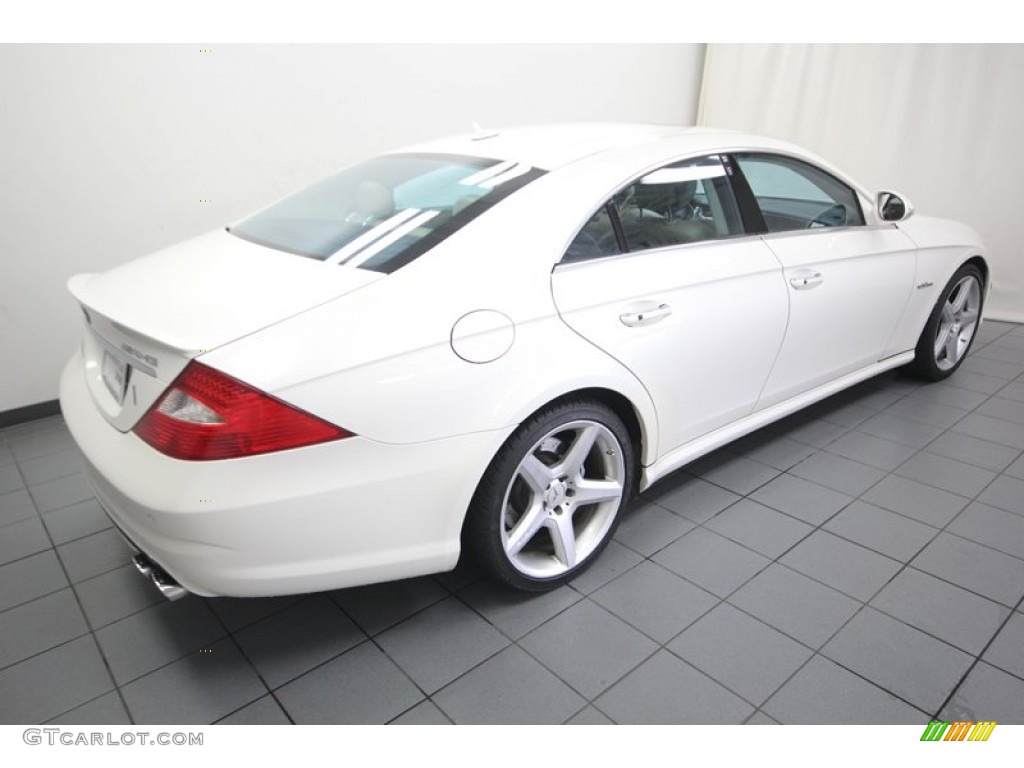 2008 CLS 63 AMG - Arctic White / Cashmere Beige photo #10
