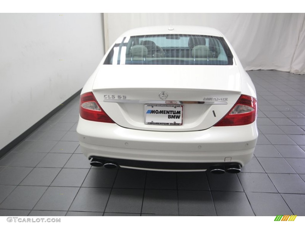 2008 CLS 63 AMG - Arctic White / Cashmere Beige photo #11