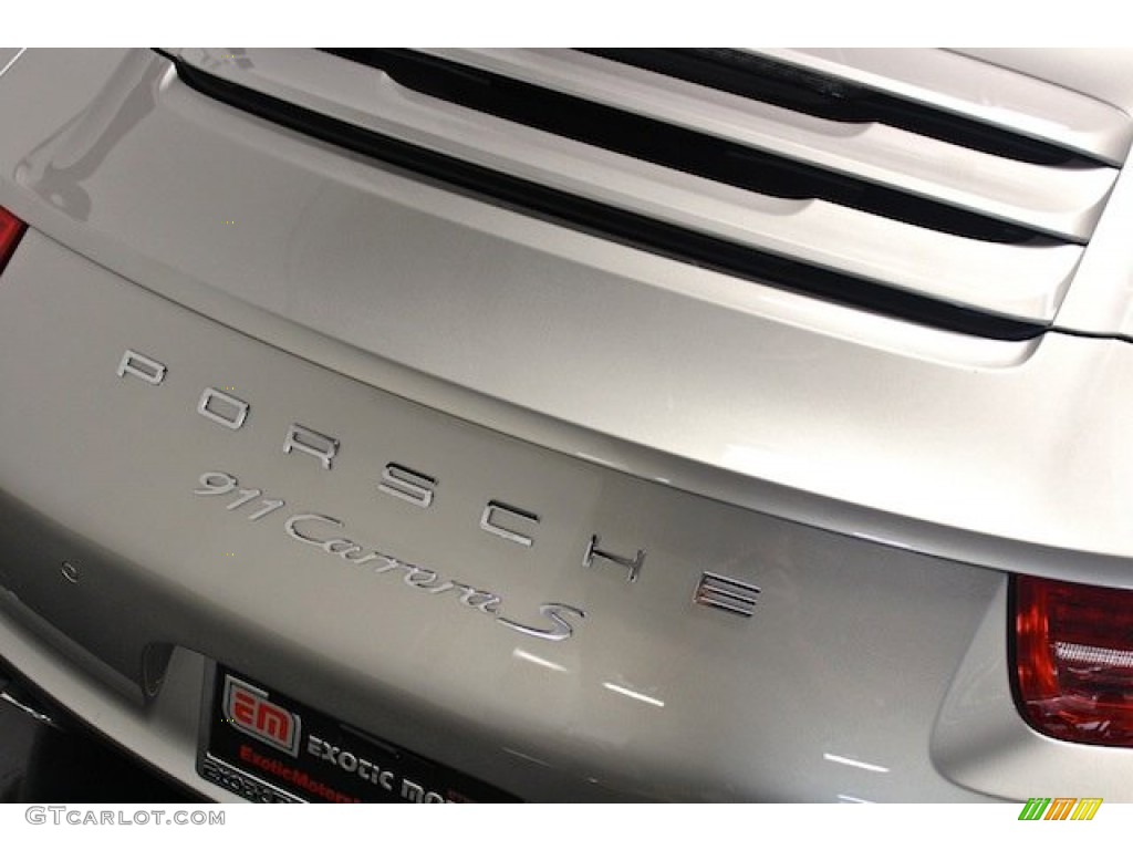 2012 New 911 Carrera S Cabriolet - Platinum Silver Metallic / Black photo #19