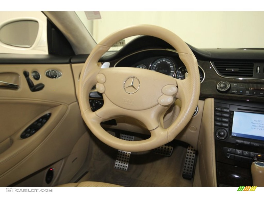2008 CLS 63 AMG - Arctic White / Cashmere Beige photo #30