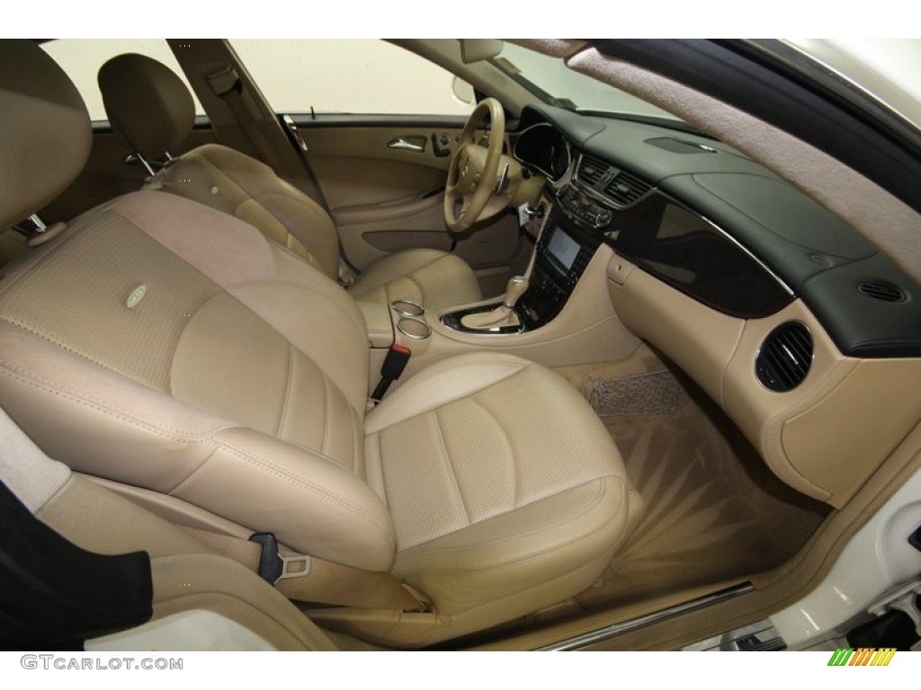 2008 CLS 63 AMG - Arctic White / Cashmere Beige photo #38