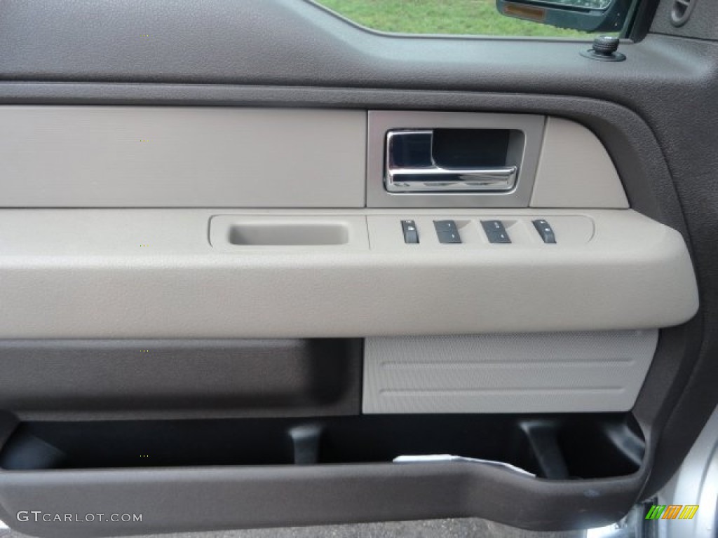 2010 F150 XLT SuperCrew 4x4 - Ingot Silver Metallic / Medium Stone photo #4