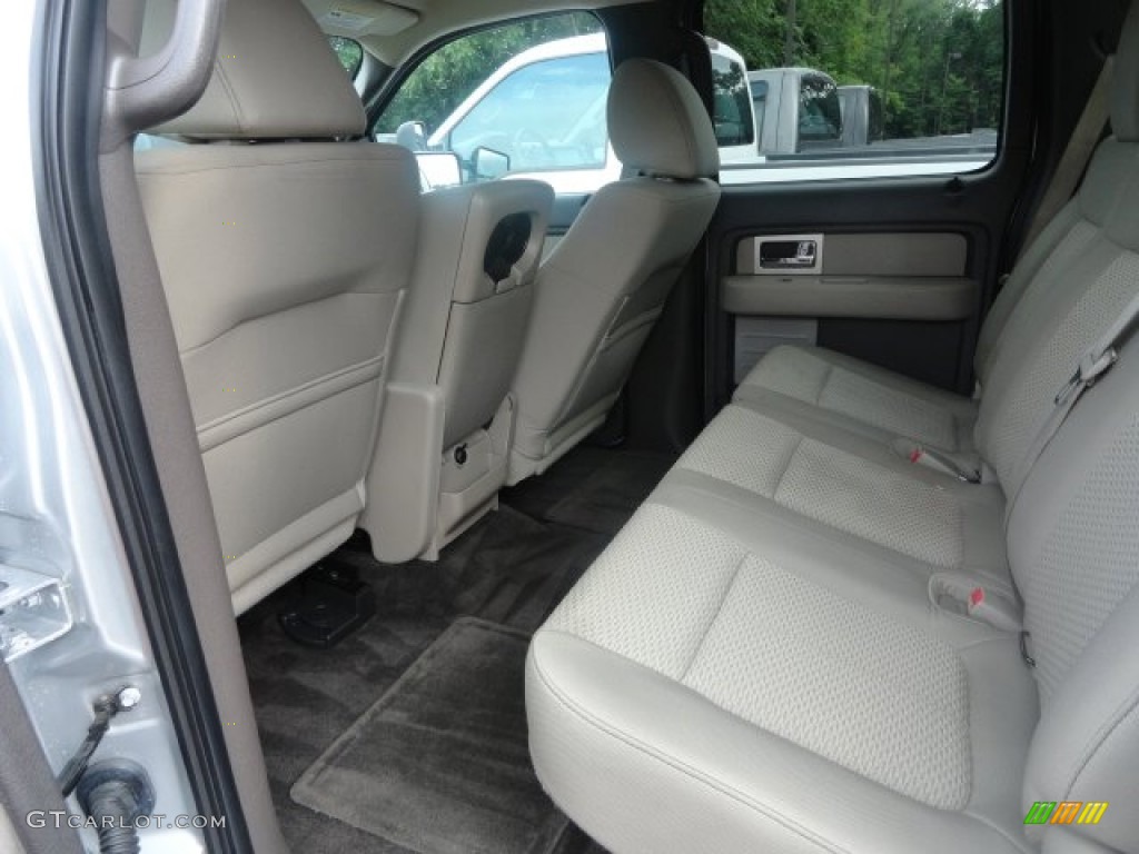 2010 F150 XLT SuperCrew 4x4 - Ingot Silver Metallic / Medium Stone photo #7