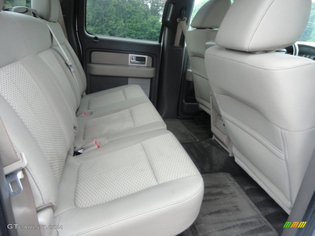 2010 F150 XLT SuperCrew 4x4 - Ingot Silver Metallic / Medium Stone photo #9