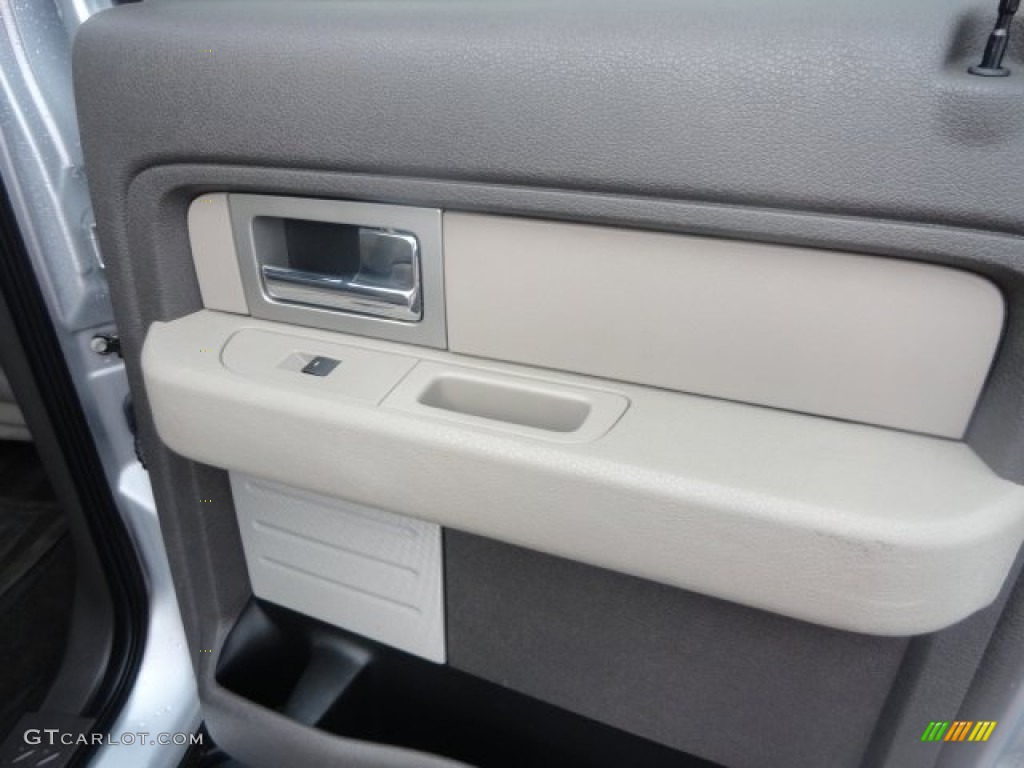 2010 F150 XLT SuperCrew 4x4 - Ingot Silver Metallic / Medium Stone photo #10