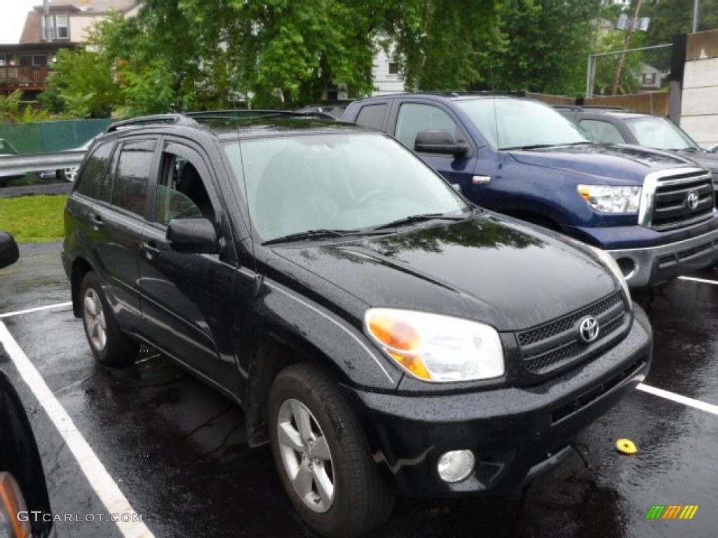 2005 RAV4  - Black / Dark Charcoal photo #1