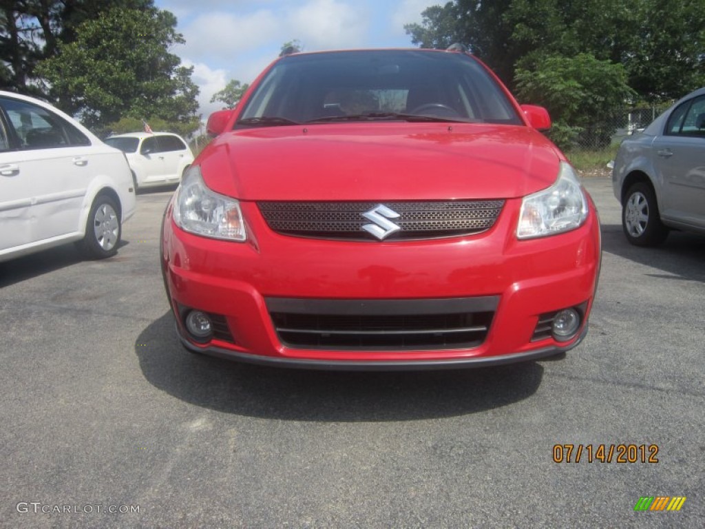 2008 SX4 Crossover Touring AWD - Vivid Red / Black photo #1